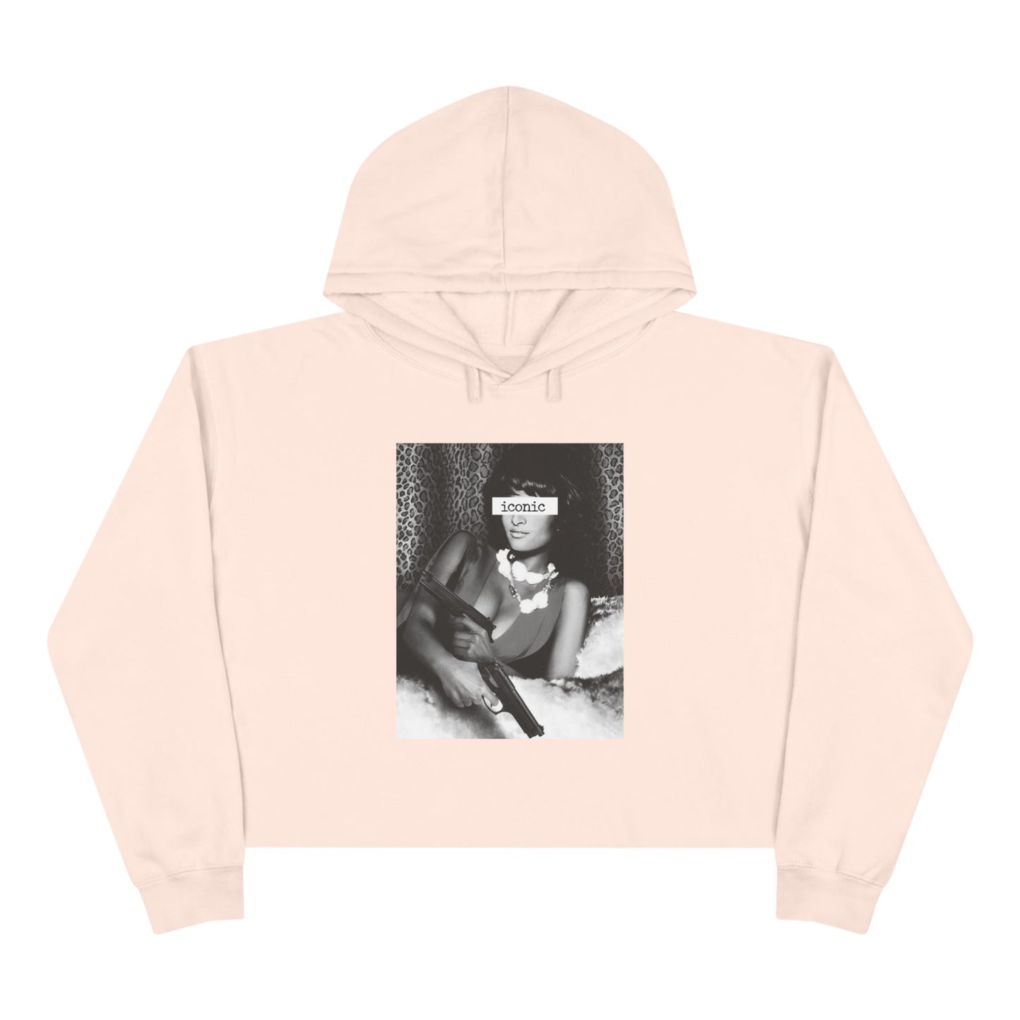 Pam Grier Iconic Collection Women's Cropped Hoodie