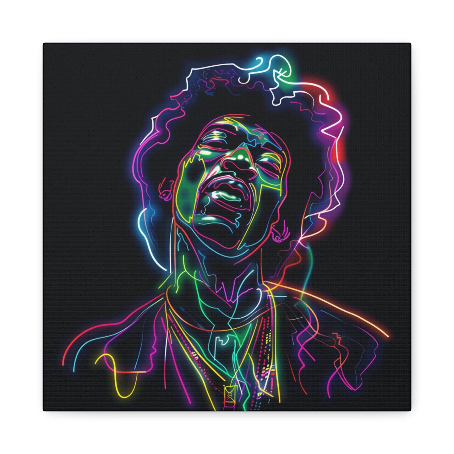 Jimi Hendrix Matte Canvas