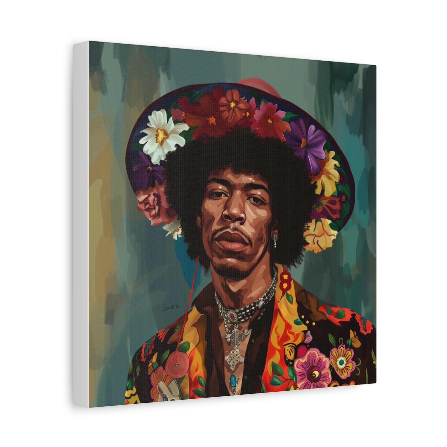 Jimi Hendrix Matte Canvas