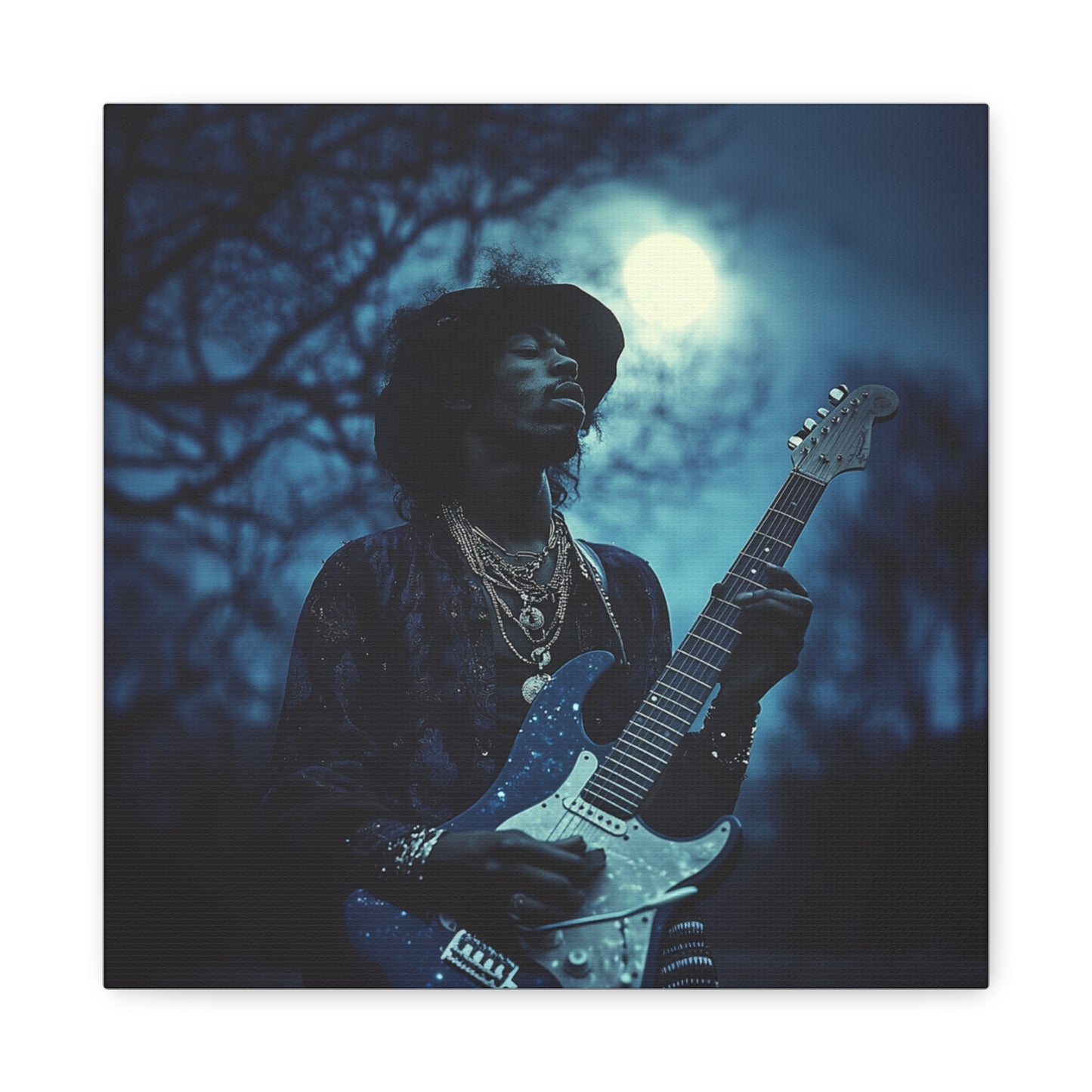 Jimi Hendrix Matte Canvas