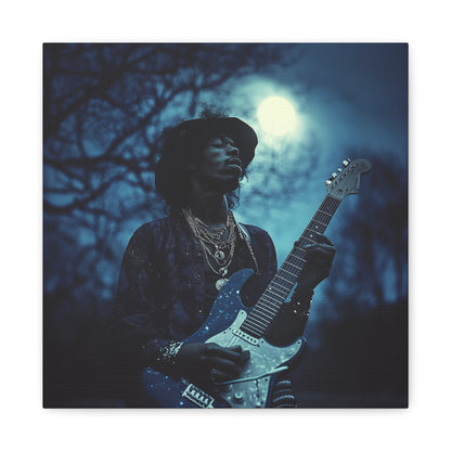 Jimi Hendrix Matte Canvas