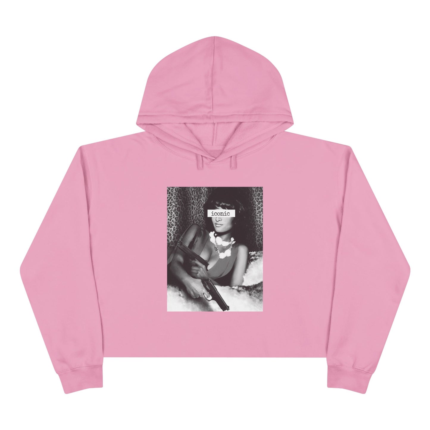 Pam Grier Iconic Collection Women's Cropped Hoodie