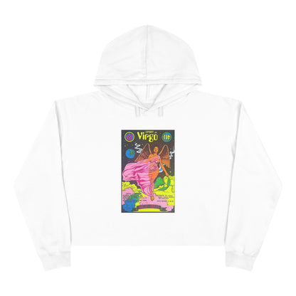 Spirit of Virgo Zodiac Women's Cropped Hoodie