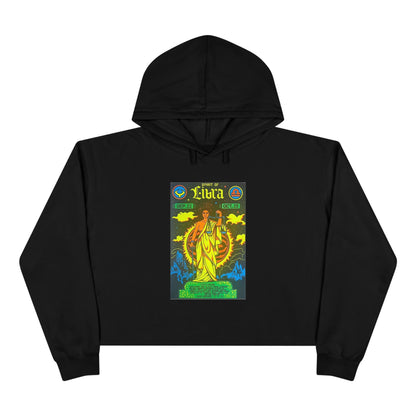 Spirit of Libra Zodiac Women's Cropped Hoodie