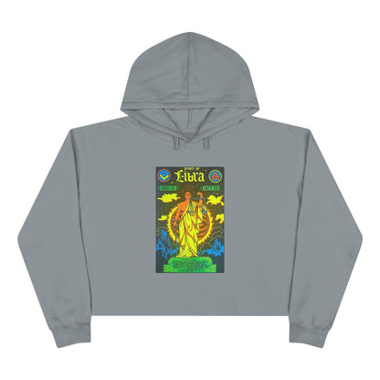 Spirit of Libra Zodiac Women's Cropped Hoodie