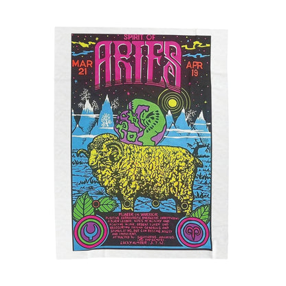 Spirit of Aries Velveteen Plush Blanket