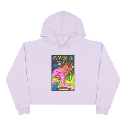 Spirit of Virgo Zodiac Women's Cropped Hoodie