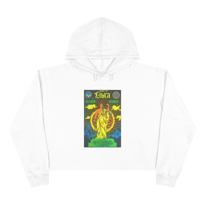 Spirit of Libra Zodiac Women's Cropped Hoodie