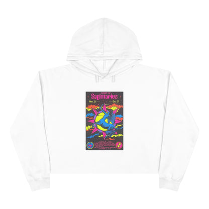 Spirit of Sagittarius Zodiac Women's Cropped Hoodie