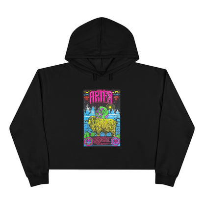 Spirit of Aries Zodiac Women's Cropped Hoodie