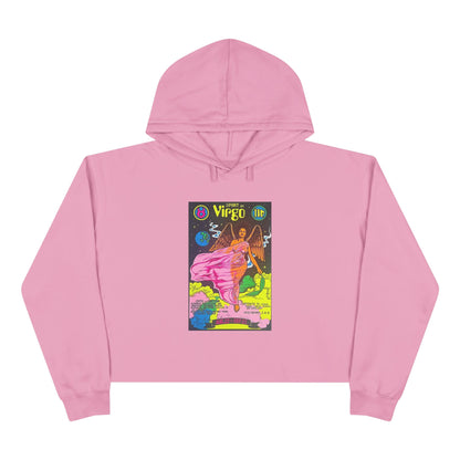 Spirit of Virgo Zodiac Women's Cropped Hoodie