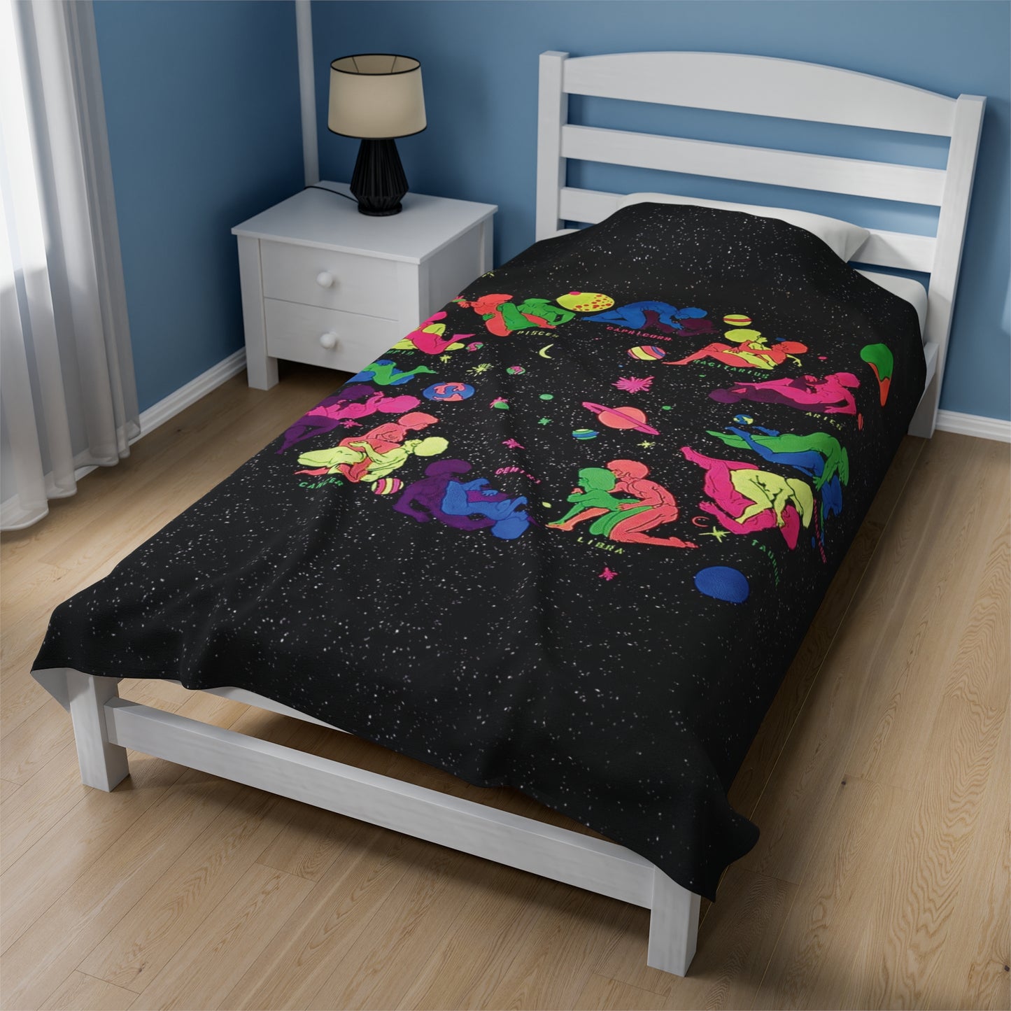 The Afronomical Ways Velveteen Plush Blanket