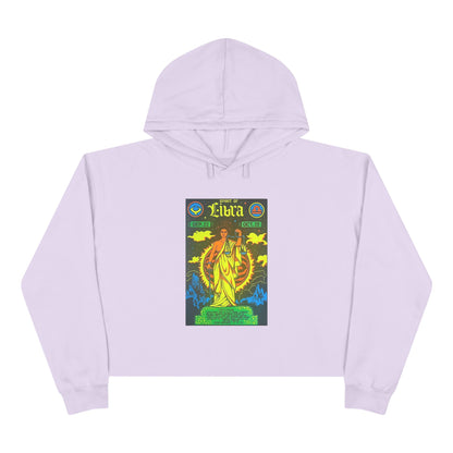 Spirit of Libra Zodiac Women's Cropped Hoodie