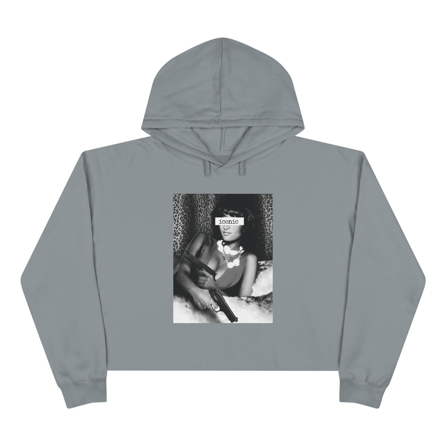 Pam Grier Iconic Collection Women's Cropped Hoodie